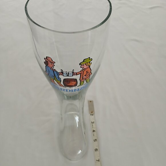 Large glass beer stein - 13.5" tall and holds 72 oz. - Picture 4 of 5